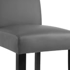 Counter Height Bar Stools Set of 2, 26 Seat Height Upholstered Barstools with Back