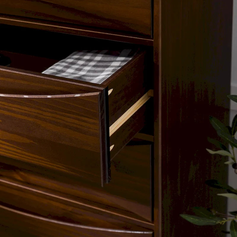 Middlebrook Designs Mid-Century 5-Drawer Solid Wood Dresser