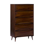 Middlebrook Designs Mid-Century 5-Drawer Solid Wood Dresser