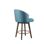 Madison Park Boyle Upholstered 360 Degree Swivel Counter Stool 26 H
