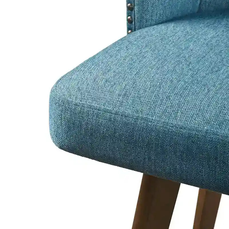 Madison Park Boyle Upholstered 360 Degree Swivel Counter Stool 26 H
