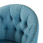 Madison Park Boyle Upholstered 360 Degree Swivel Counter Stool 26 H