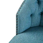 Madison Park Boyle Upholstered 360 Degree Swivel Counter Stool 26 H