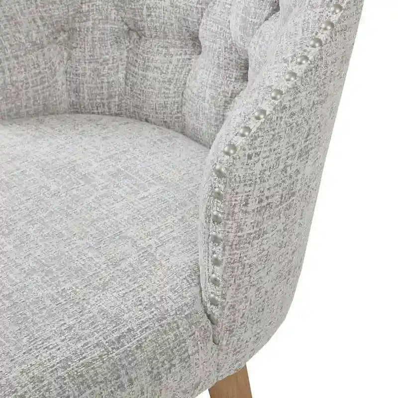 Madison Park Boyle Upholstered 360 Degree Swivel Counter Stool 26 H