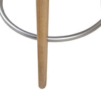 Madison Park Boyle Upholstered 360 Degree Swivel Counter Stool 26 H