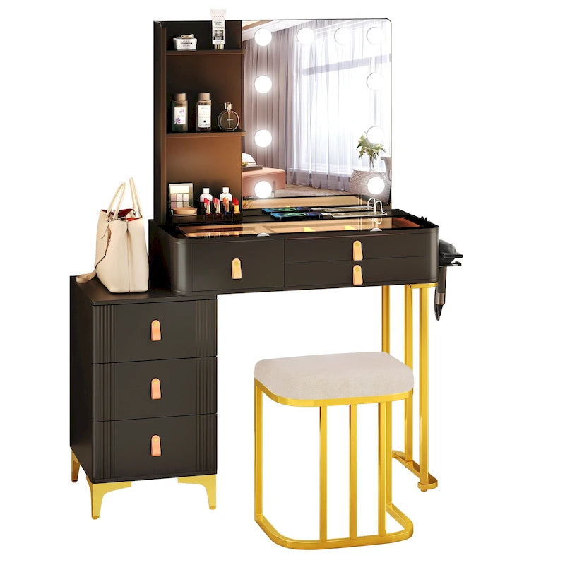 Makeup Vanity with 3 Lighting Colors