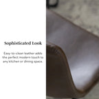 Middlebrook Prusiner Faux Leather Dining Chair (Set of 2)