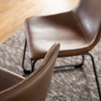 Middlebrook Prusiner Faux Leather Dining Chair (Set of 2)