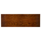 Leick Home Solid Wood Mission Oak Four Door TV Stand