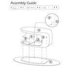 51 Modern Pandora Oval Coffee Table with Glossy Sintered stone top, Luxury Coffee Table, Stainless Steel Legs for Livingroom