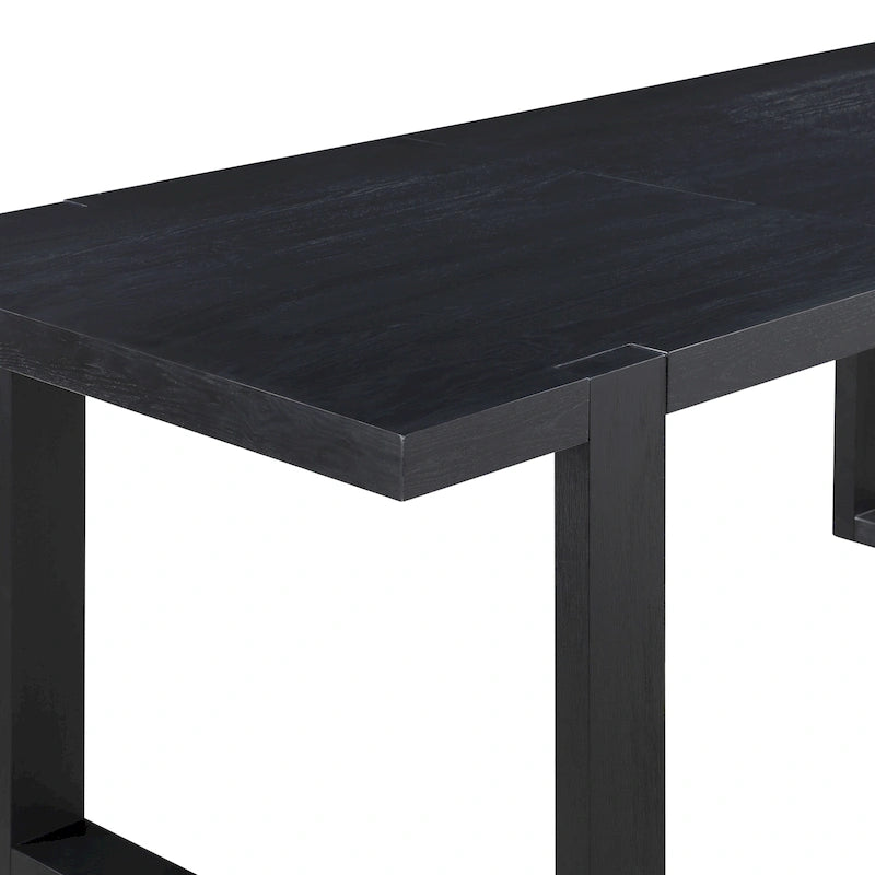 Steve Silver Yantis Modern Charcoal Counter Height Dining Table