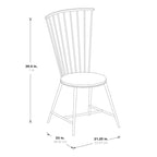 Bryce Dining Chair in Black Finish