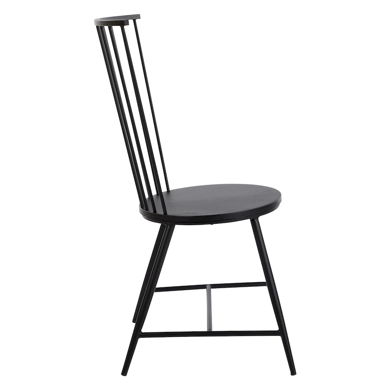 Bryce Dining Chair in Black Finish