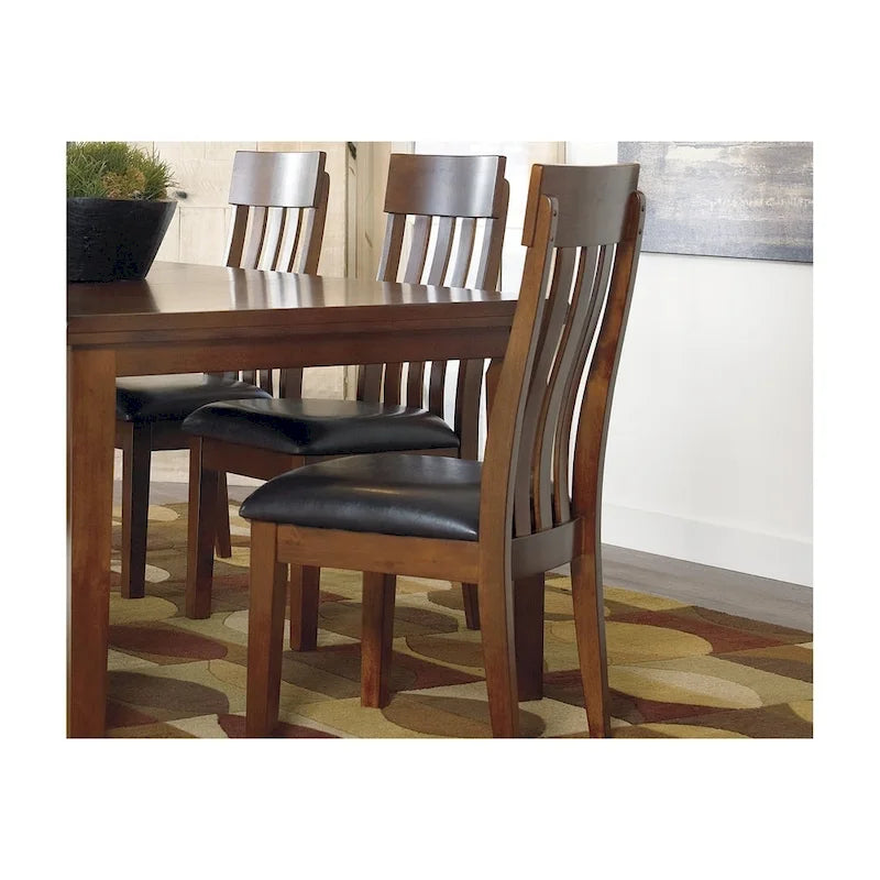 Ralene Dining Room Chair - Set of 2 - Medium Brown - 19.5 W x 22.63 D x 40.25 H