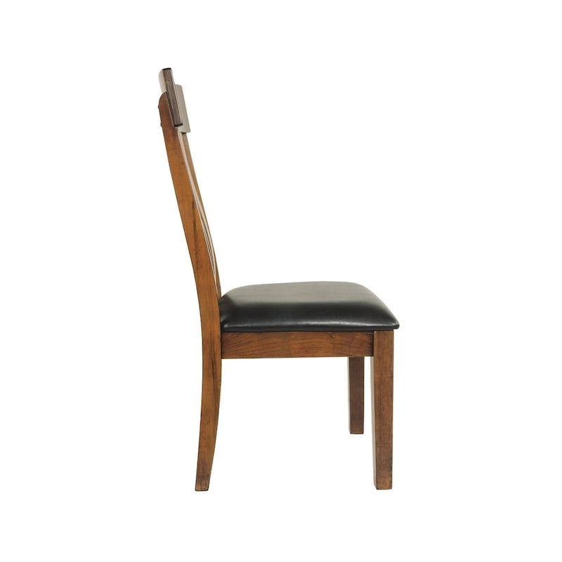 Ralene Dining Room Chair - Set of 2 - Medium Brown - 19.5 W x 22.63 D x 40.25 H