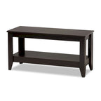 Copper Grove Leerdam Modern Rectangular Wenge-finished Wood Coffee Table