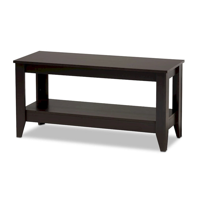 Copper Grove Leerdam Modern Rectangular Wenge-finished Wood Coffee Table