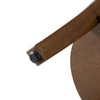 COSIEST 2-Tier Round Accent End Table with Shelf