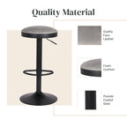 Juno Gaslift Backless Swivel Bar Stool,Set of 2