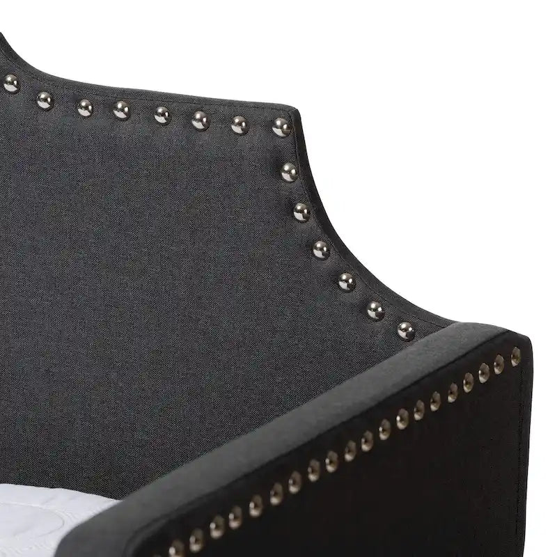 Contemporary Twin Size Daybed with Roll Out Trundle Guest Bed