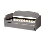 Contemporary Twin Size Daybed with Roll Out Trundle Guest Bed