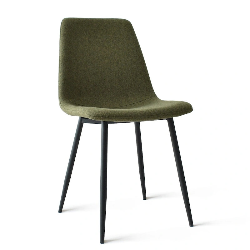 Modern Fabric Upholstered Dining Chairs (Set of 4) - 34x18x18