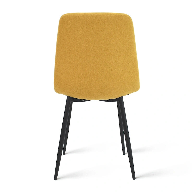 Modern Fabric Upholstered Dining Chairs (Set of 4) - 34x18x18