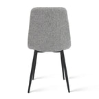 Modern Fabric Upholstered Dining Chairs (Set of 4) - 34x18x18