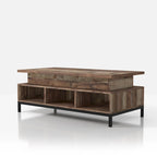 DH BASIC Rustic 47-inch Lift-Top Coffee Table with Storage