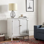Pallantium 34Tall-2 Door Farmhouse Style Accent Cabinet by HULALA HOME