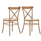 Pompey Metal Dining Chairs (Set of 2) by iNSPIRE Q Classic