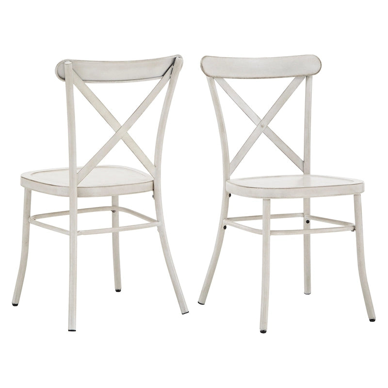 Pompey Metal Dining Chairs (Set of 2) by iNSPIRE Q Classic