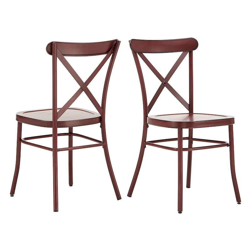 Pompey Metal Dining Chairs (Set of 2) by iNSPIRE Q Classic