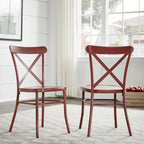 Pompey Metal Dining Chairs (Set of 2) by iNSPIRE Q Classic
