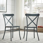 Pompey Metal Dining Chairs (Set of 2) by iNSPIRE Q Classic