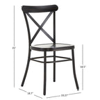 Pompey Metal Dining Chairs (Set of 2) by iNSPIRE Q Classic
