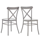 Pompey Metal Dining Chairs (Set of 2) by iNSPIRE Q Classic