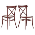 Pompey Metal Dining Chairs (Set of 2) by iNSPIRE Q Classic