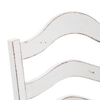 Magnolia Manor Antique White Weathered Bark 6 Piece Leg Table Set