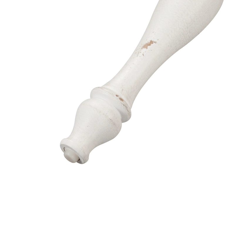 Magnolia Manor Antique White Weathered Bark 6 Piece Leg Table Set