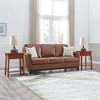 Leick Home Solid Wood Mission End Table with Drawer