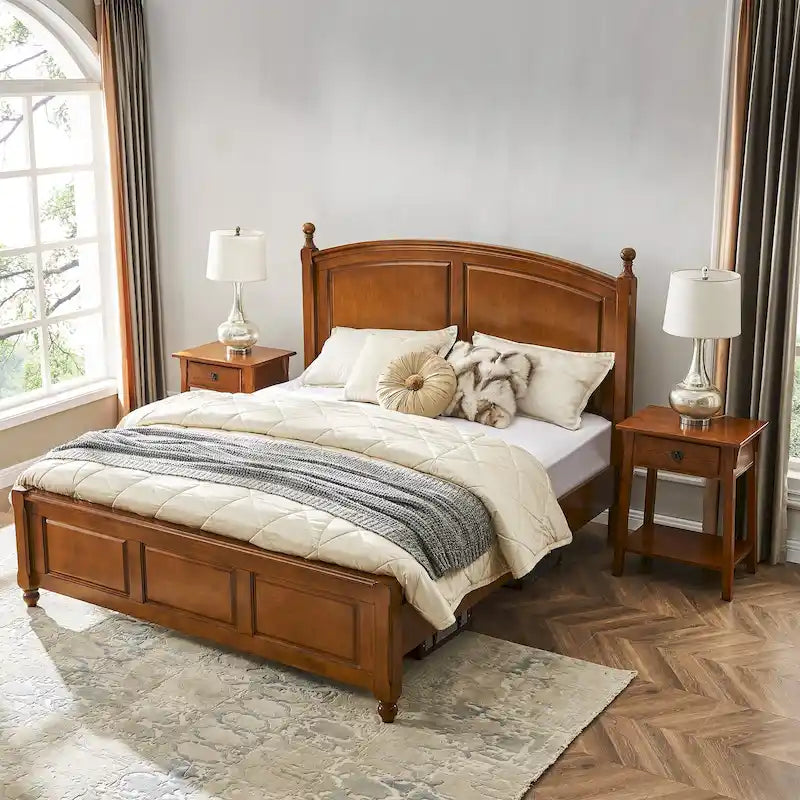 Leick Home Solid Wood Mission End Table with Drawer