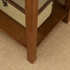 Leick Home Solid Wood Mission End Table with Drawer