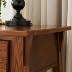 Leick Home Solid Wood Mission End Table with Drawer