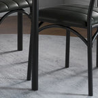 Kitchen Dining Table Set for 2 with Upholstered Chairs