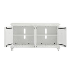 Central Park 65-inch Solid Wood 4-door TV Stand Console - 35 inches high x 65 inches wide x 18 inches deep