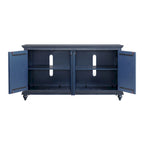 Central Park 65-inch Solid Wood 4-door TV Stand Console - 35 inches high x 65 inches wide x 18 inches deep