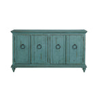 Central Park 65-inch Solid Wood 4-door TV Stand Console - 35 inches high x 65 inches wide x 18 inches deep
