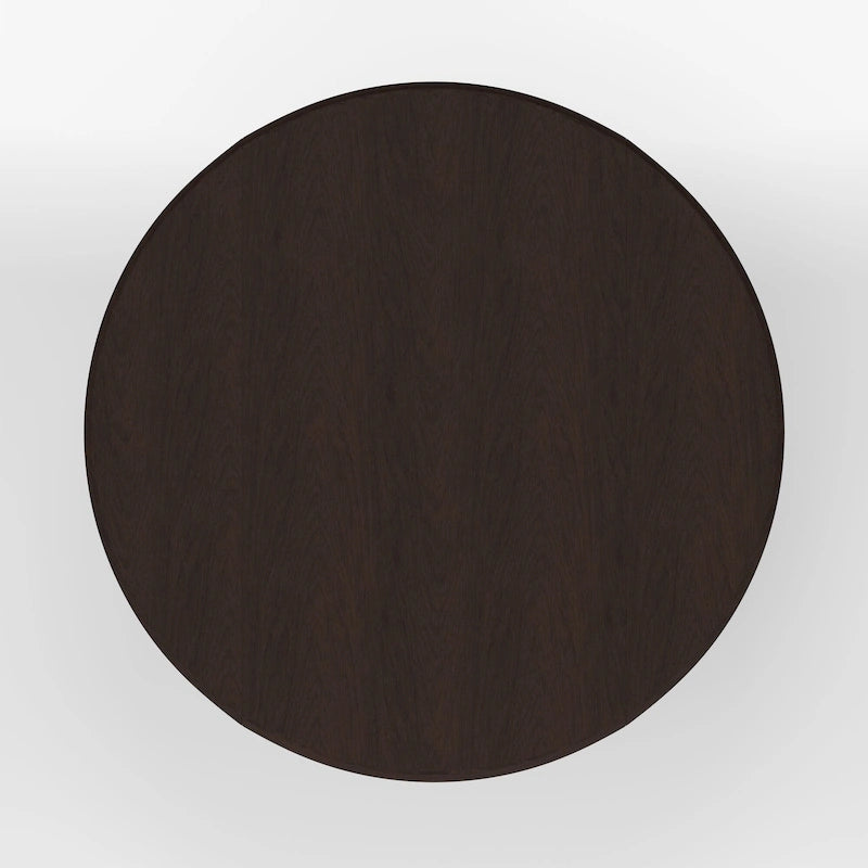 5-Piece Dining Set, 42 Round Drop-Leaf Table and Double X-Back Chairs