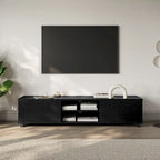 Hollywood Low Profile TV Stand With Doors for TV's up to 85